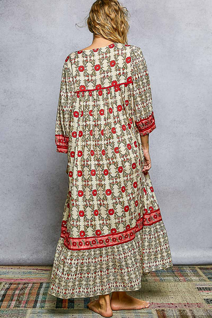 Zinnia Garden Maxi Dress