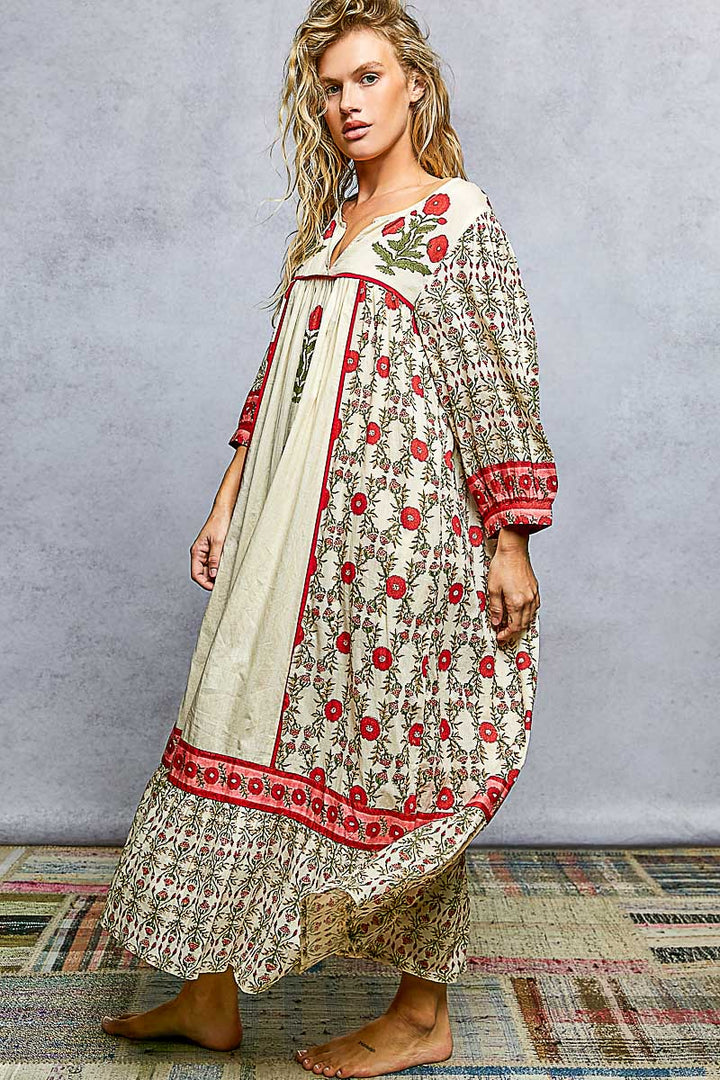 Zinnia Garden Maxi Dress