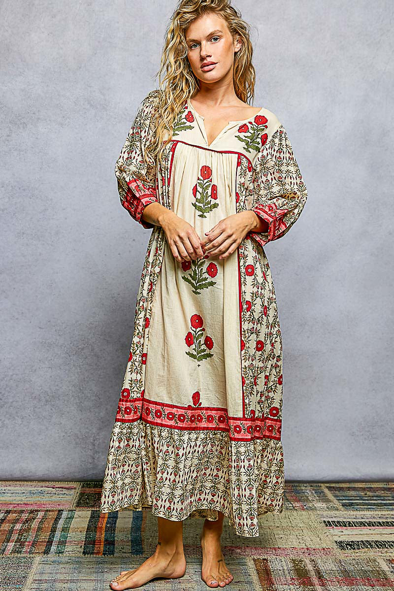 Zinnia Garden Maxi Dress