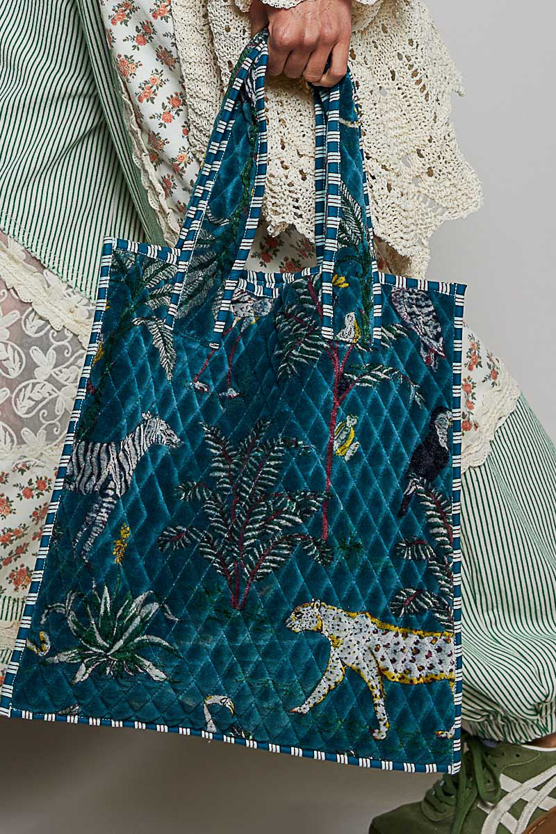Tropical Teal Tote Bag