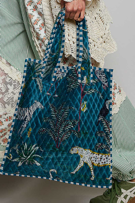 Tropical Teal Tote Bag
