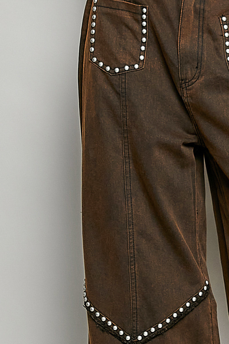 Prairie Spice Studded Denim