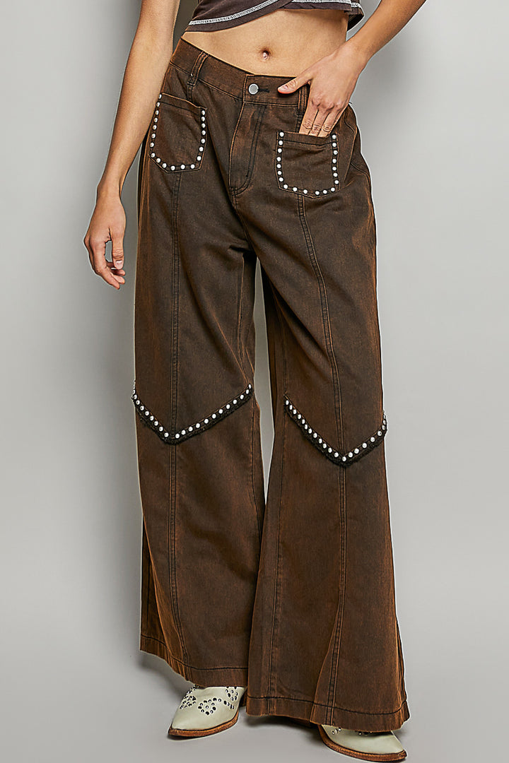 Prairie Spice Studded Denim