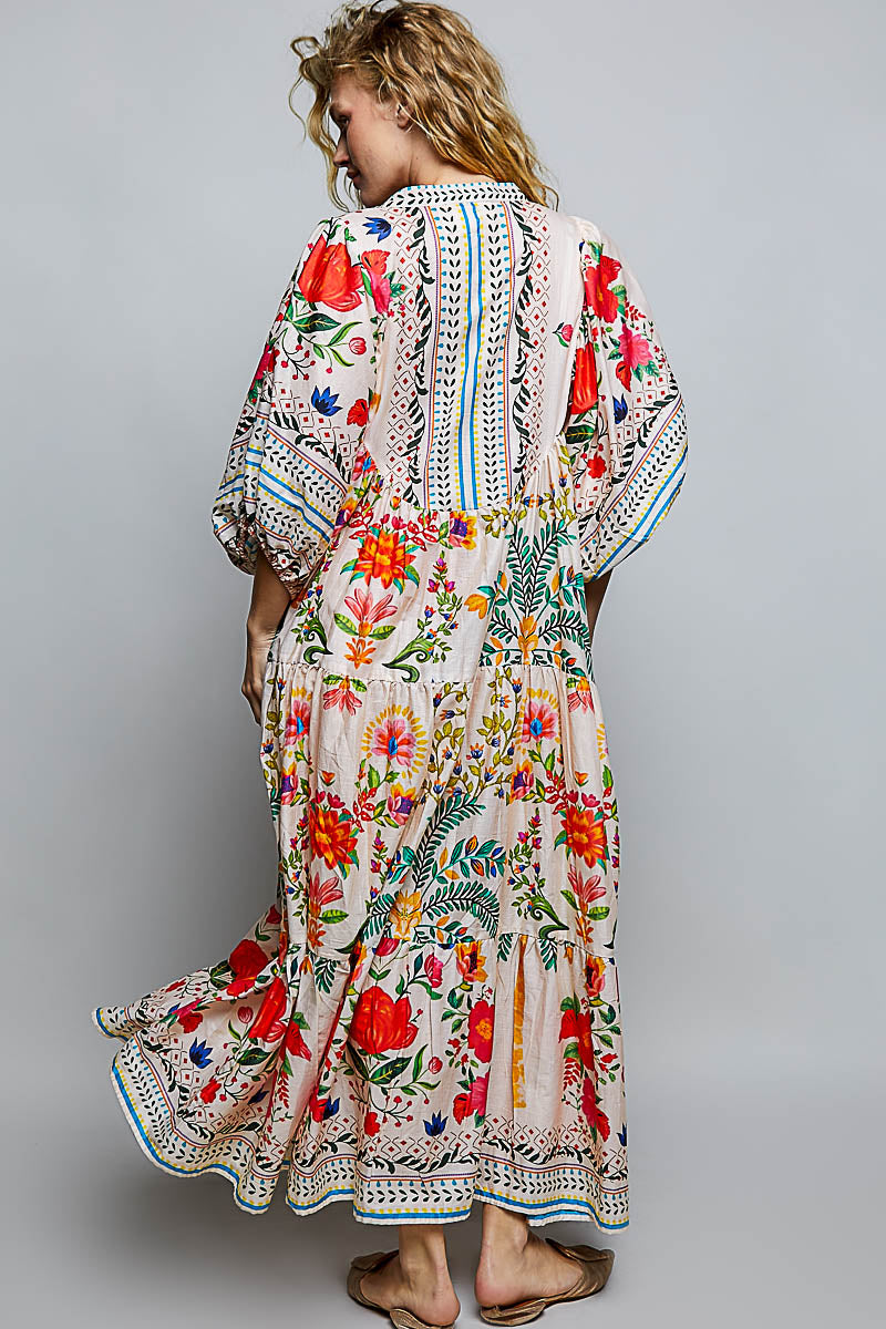 Paradise Breeze Cotton Maxi Dress