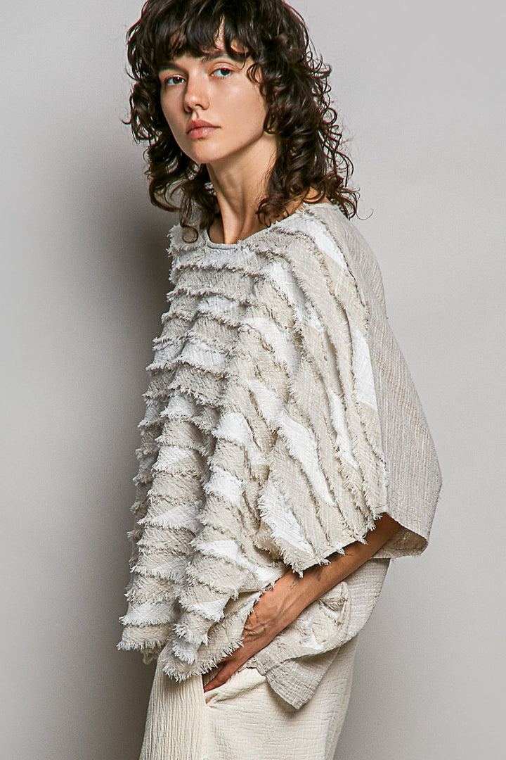 Sahara Breeze Poncho Blouse