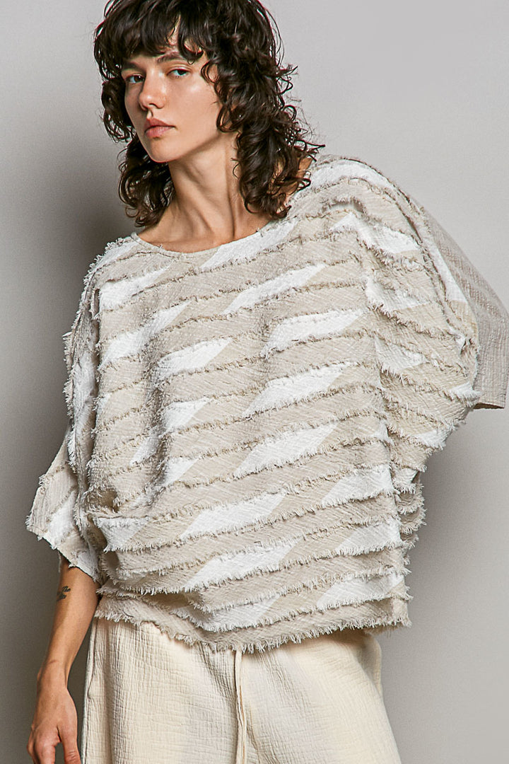 Sahara Breeze Poncho Blouse