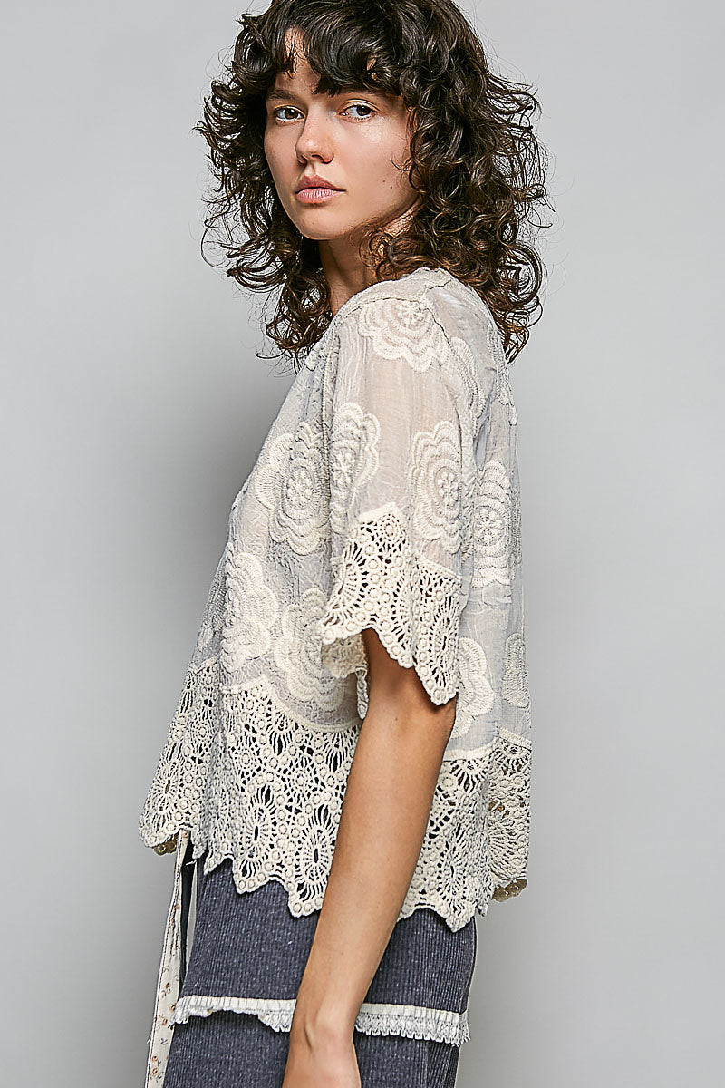 Meadow Blossom Cotton Top