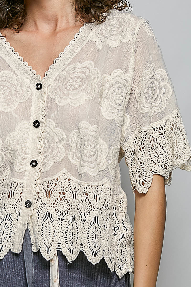 Meadow Blossom Cotton Top