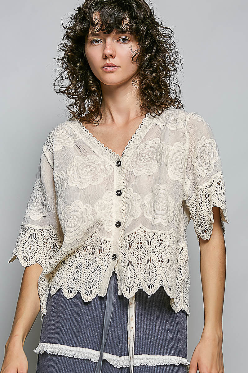 Meadow Blossom Cotton Top