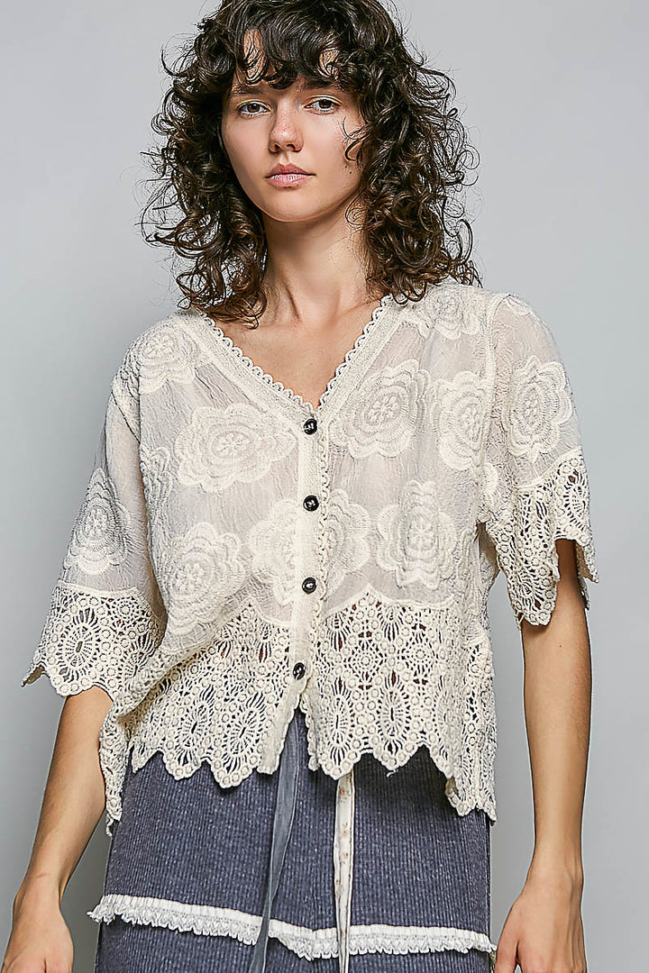 Meadow Blossom Cotton Top