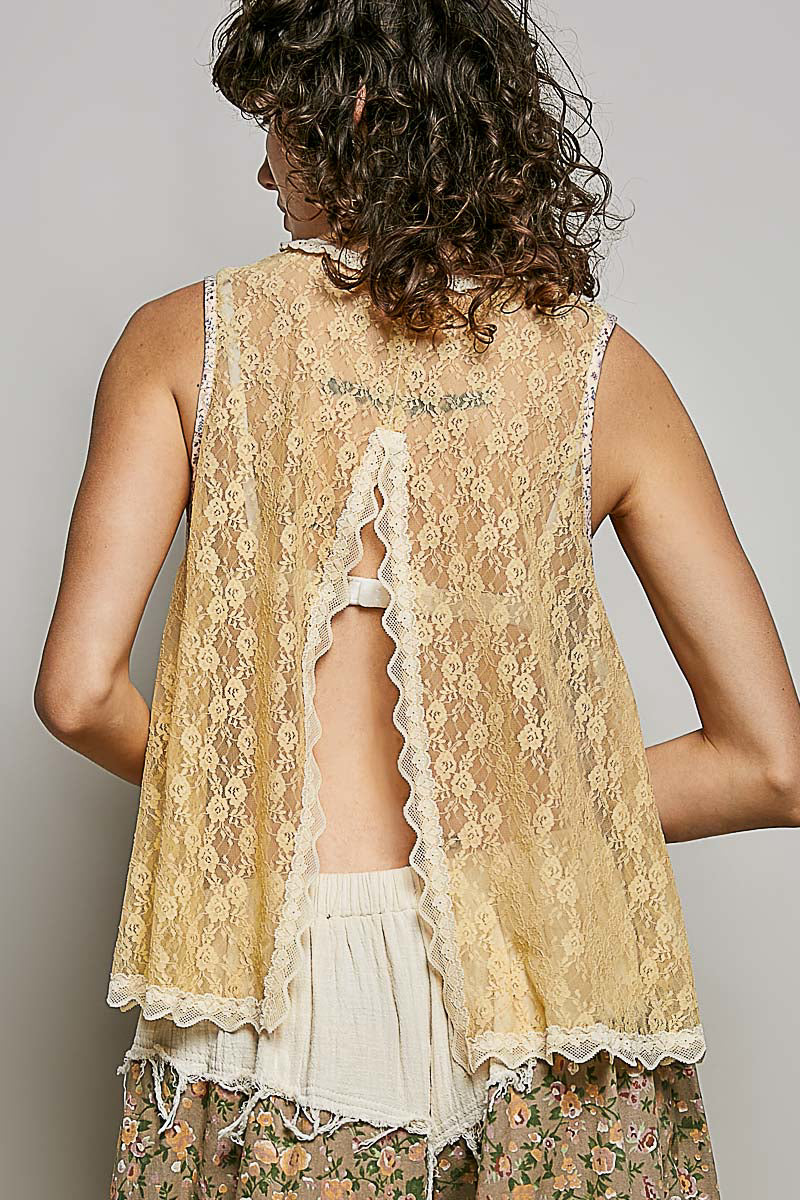 Honey Blossom Lace Top