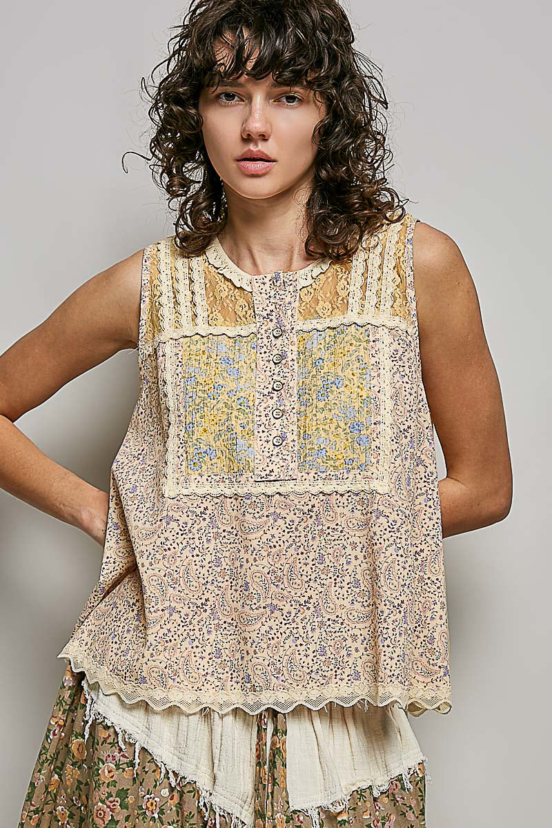 Honey Blossom Lace Top