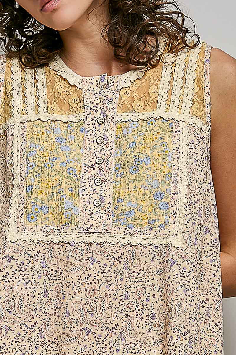 Honey Blossom Lace Top
