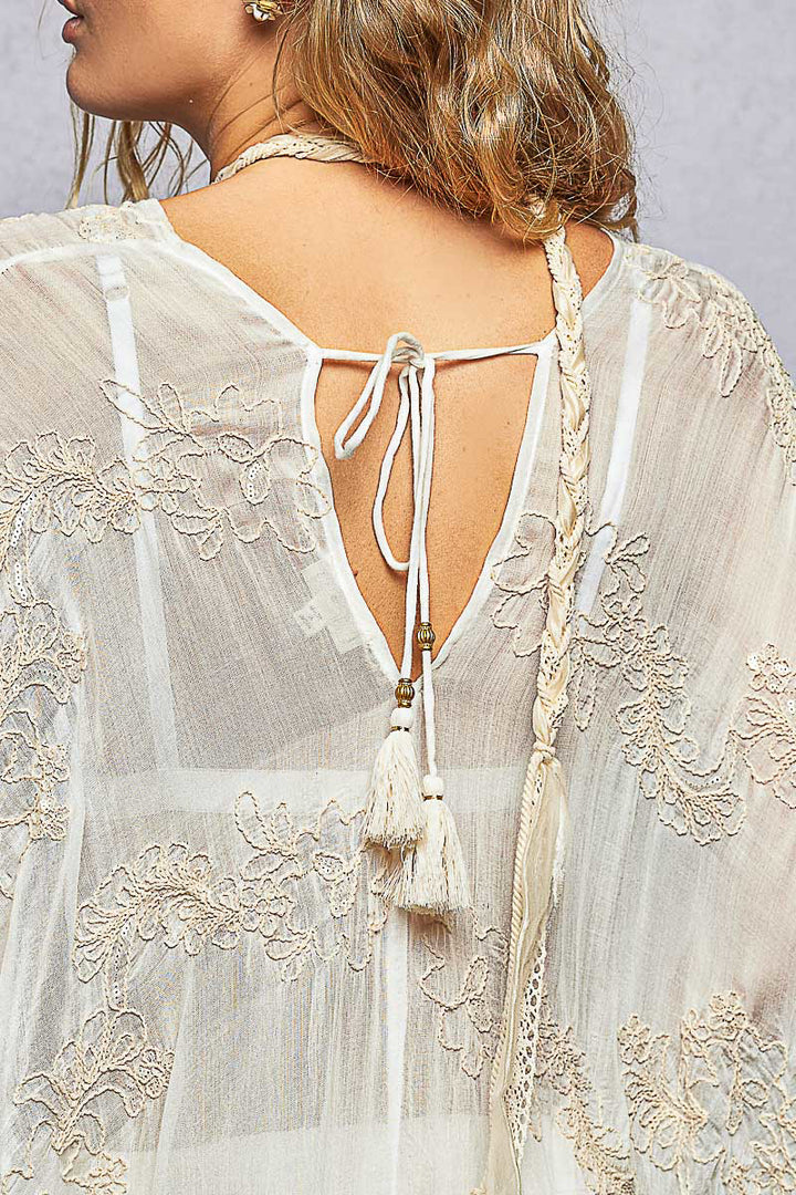 White Sands Oasis Poncho
