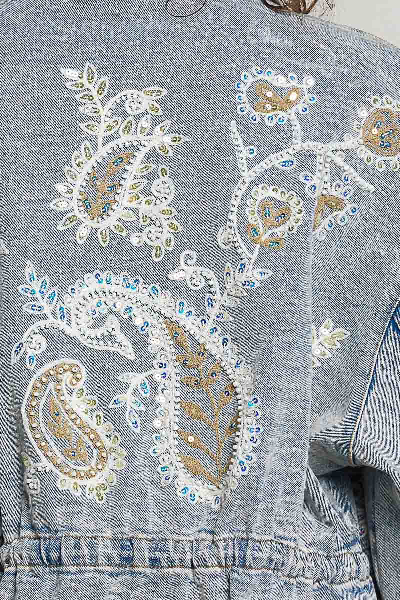 Stardust Pearl Jean Jacket
