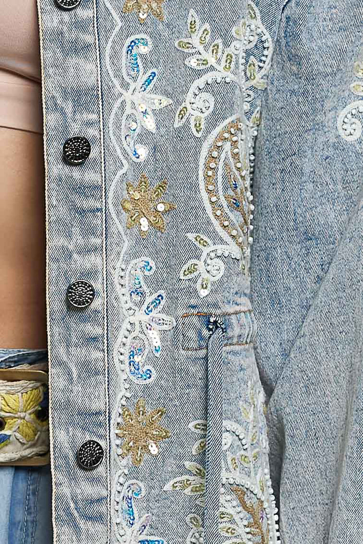 Stardust Pearl Jean Jacket