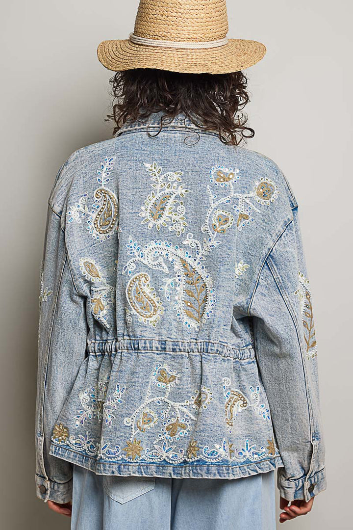 Stardust Pearl Jean Jacket