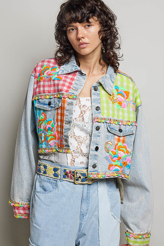 Electric Dreamcatcher Cropped Jacket