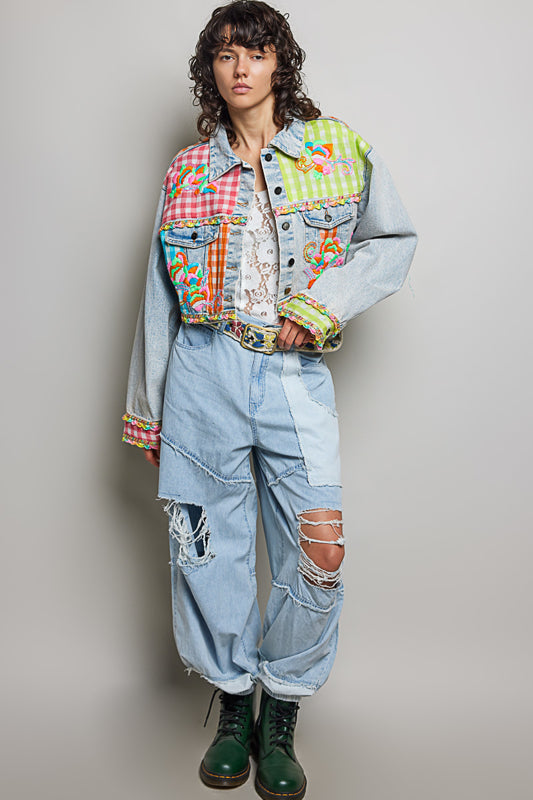 Electric Dreamcatcher Cropped Jacket