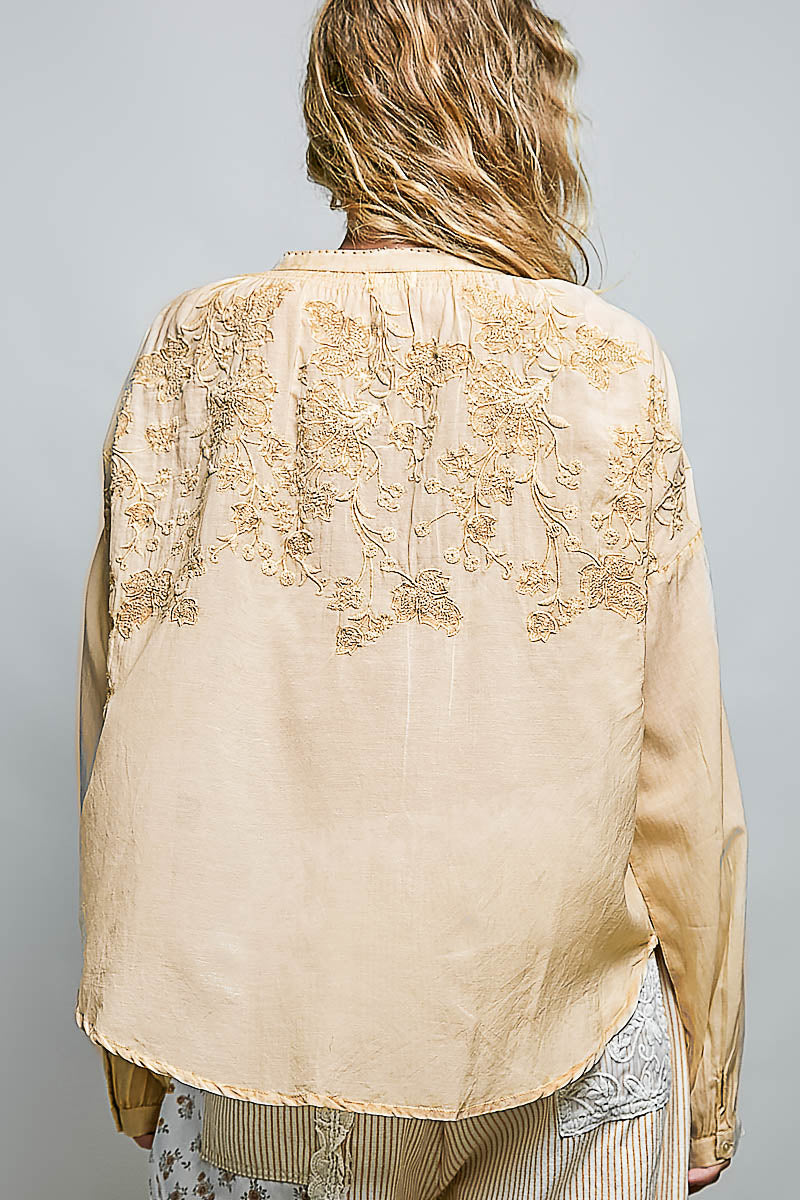 Golden Almond Blouse