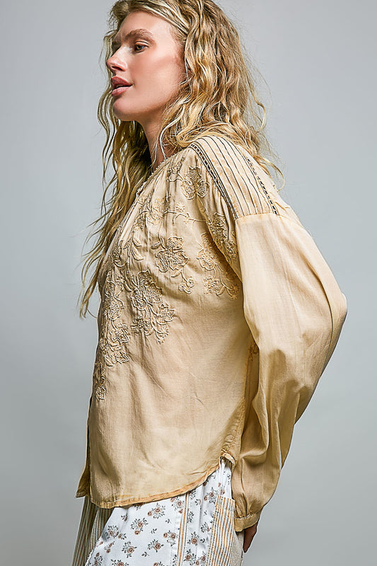 Golden Almond Blouse