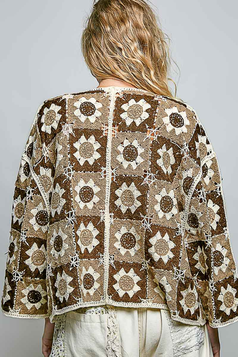 Cocoa Blossom Cardigan
