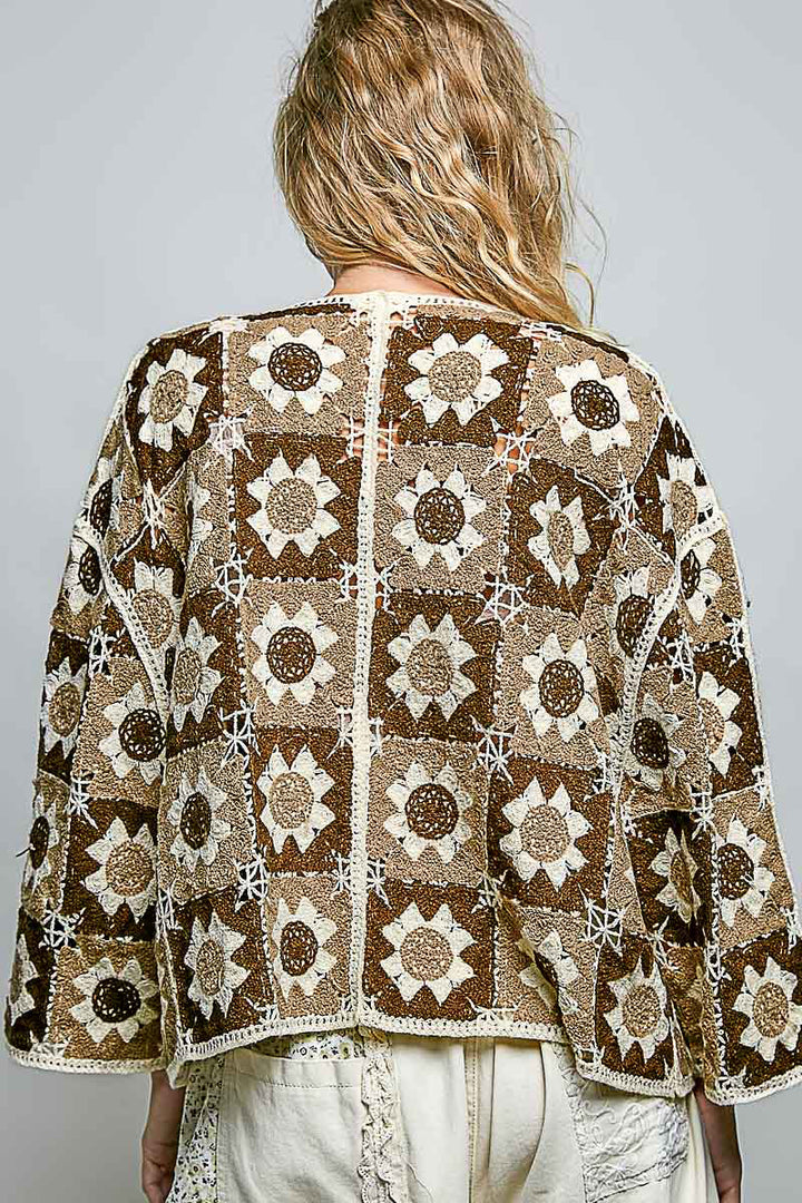Cocoa Blossom Cardigan