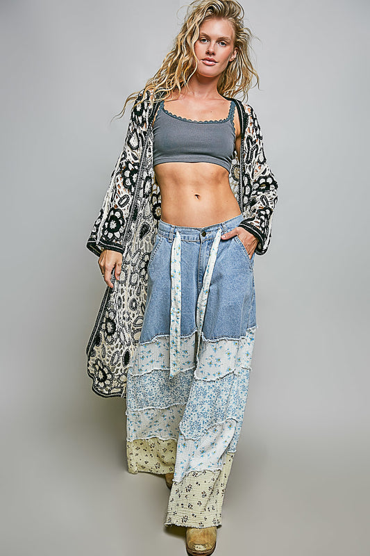 Onyx Edge Crochet Duster