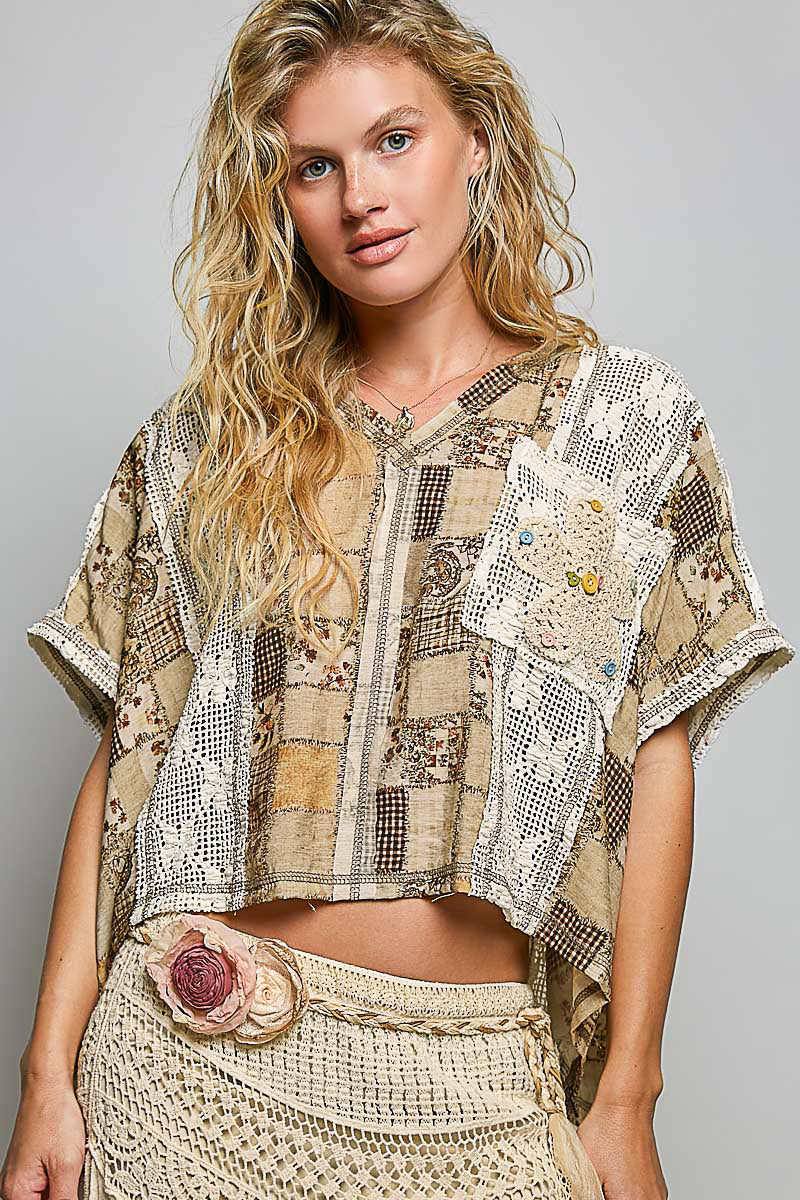 Prairie Dreams Patchwork Top