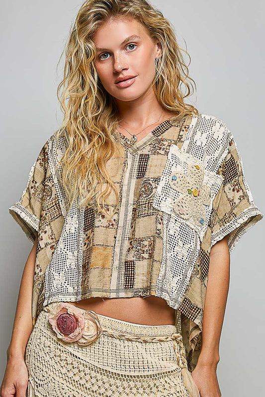 Prairie Dreams Patchwork Top