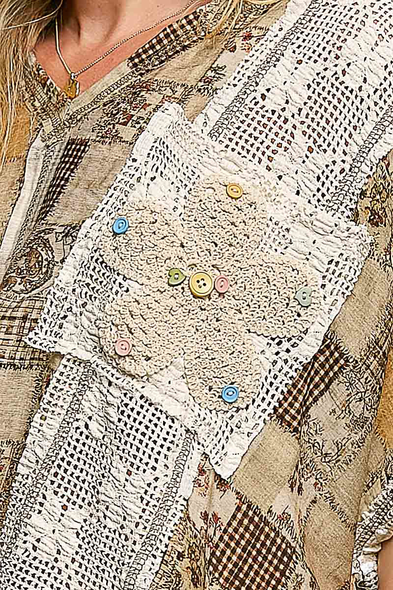 Prairie Dreams Patchwork Top