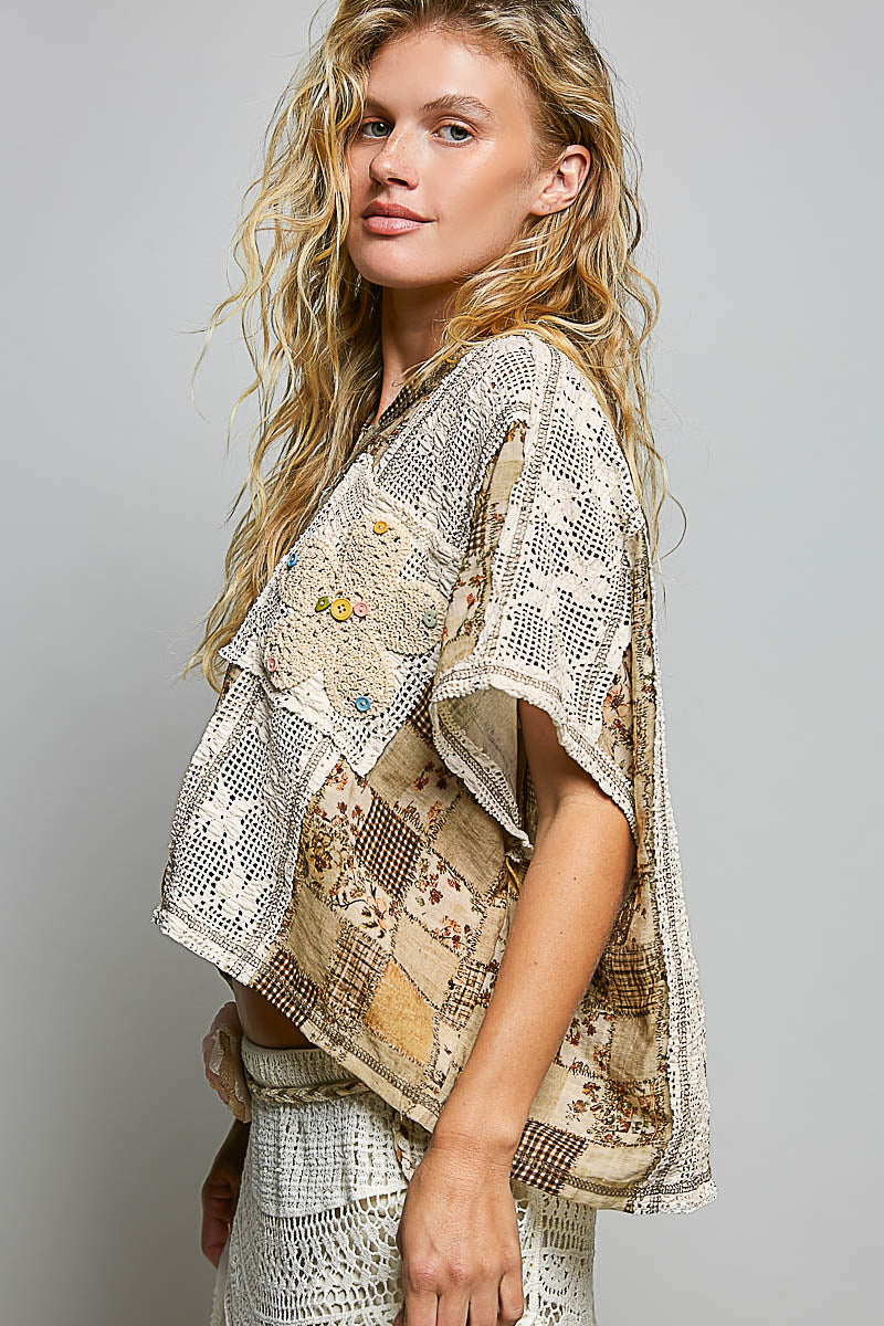 Prairie Dreams Patchwork Top