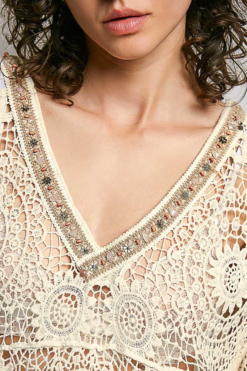 Sea Shell Sands Crochet Top