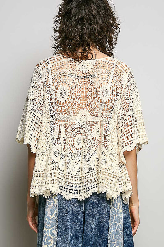 Sea Shell Sands Crochet Top