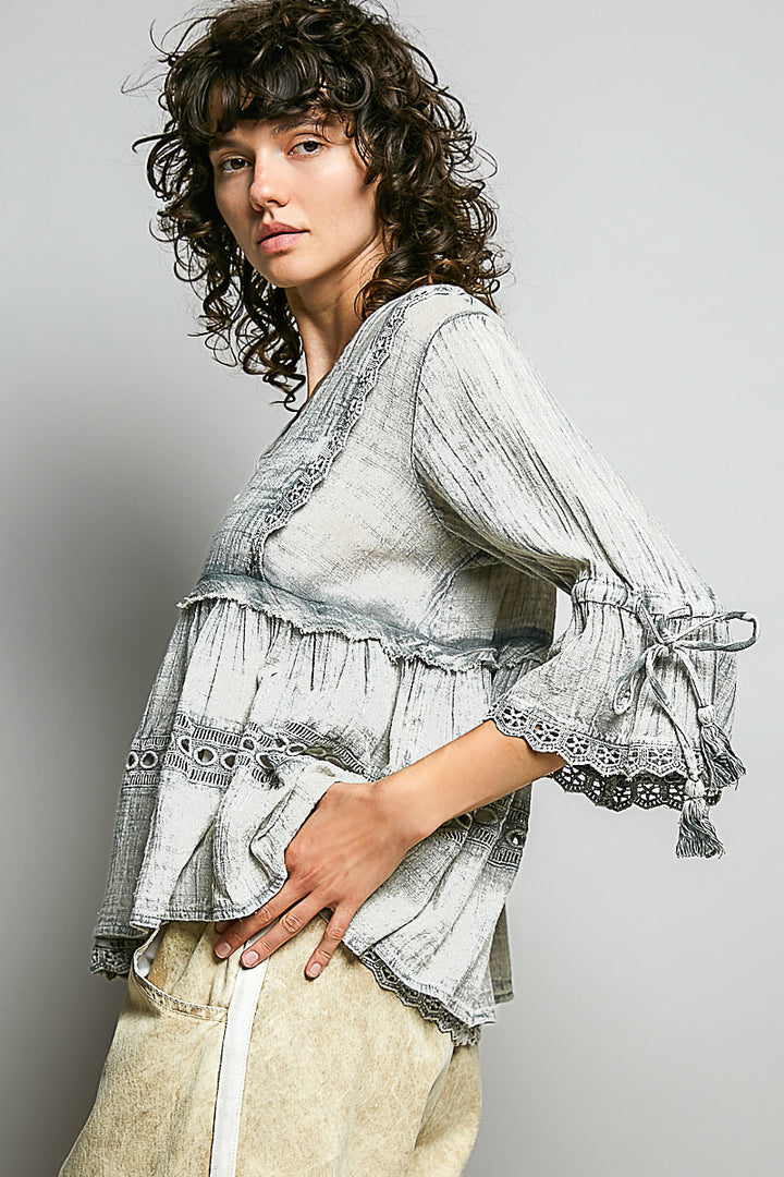 Soft Romance Sage Blouse