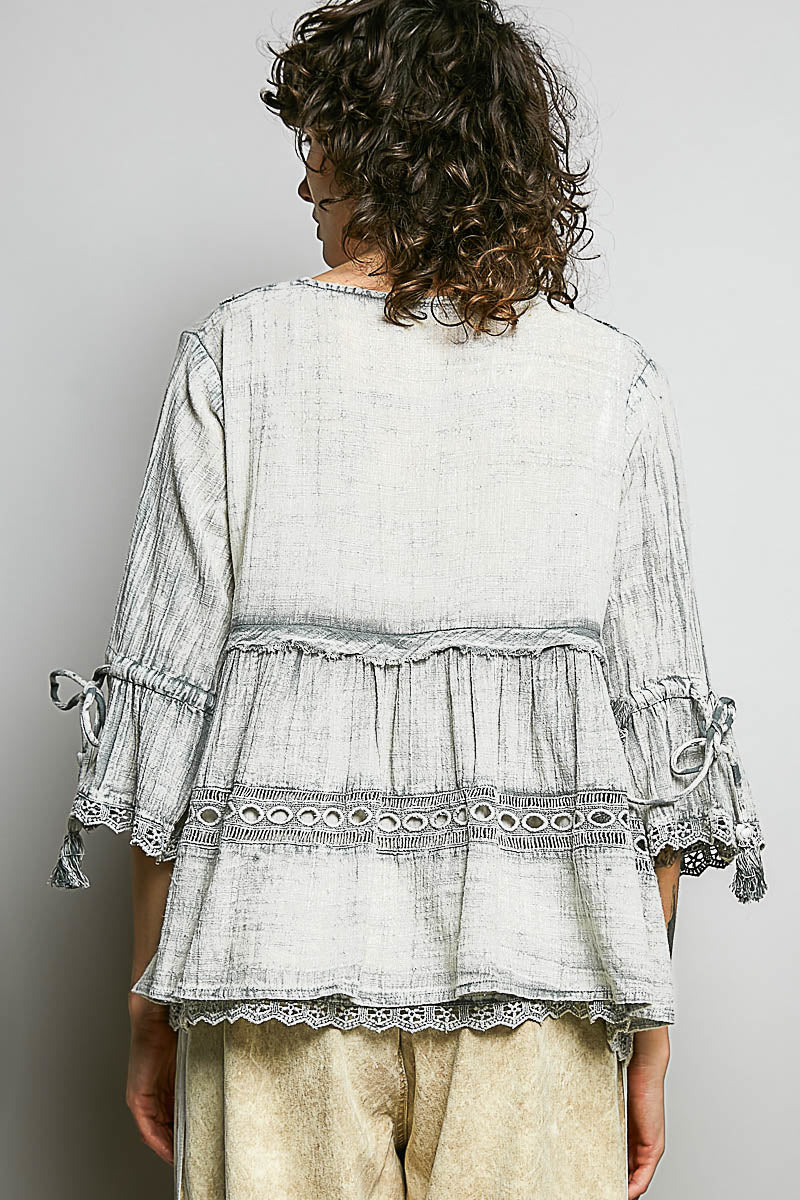 Soft Romance Sage Blouse
