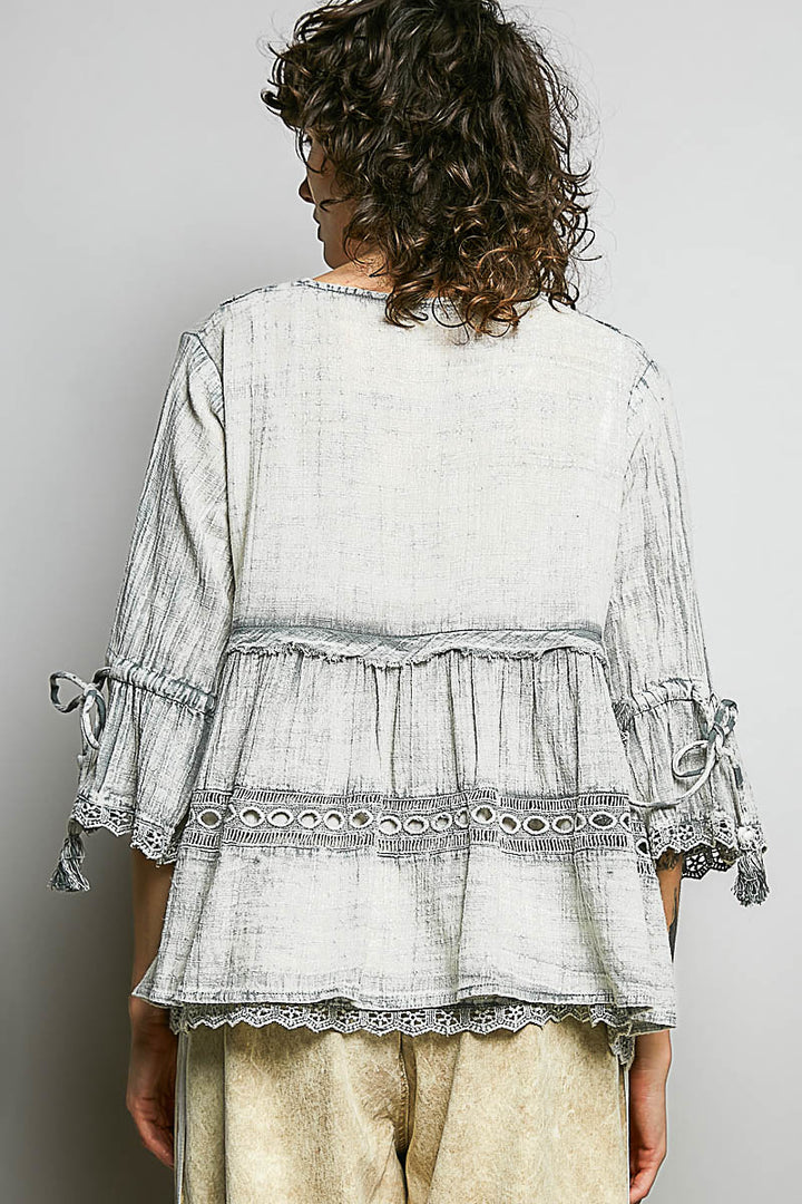 Soft Romance Sage Blouse