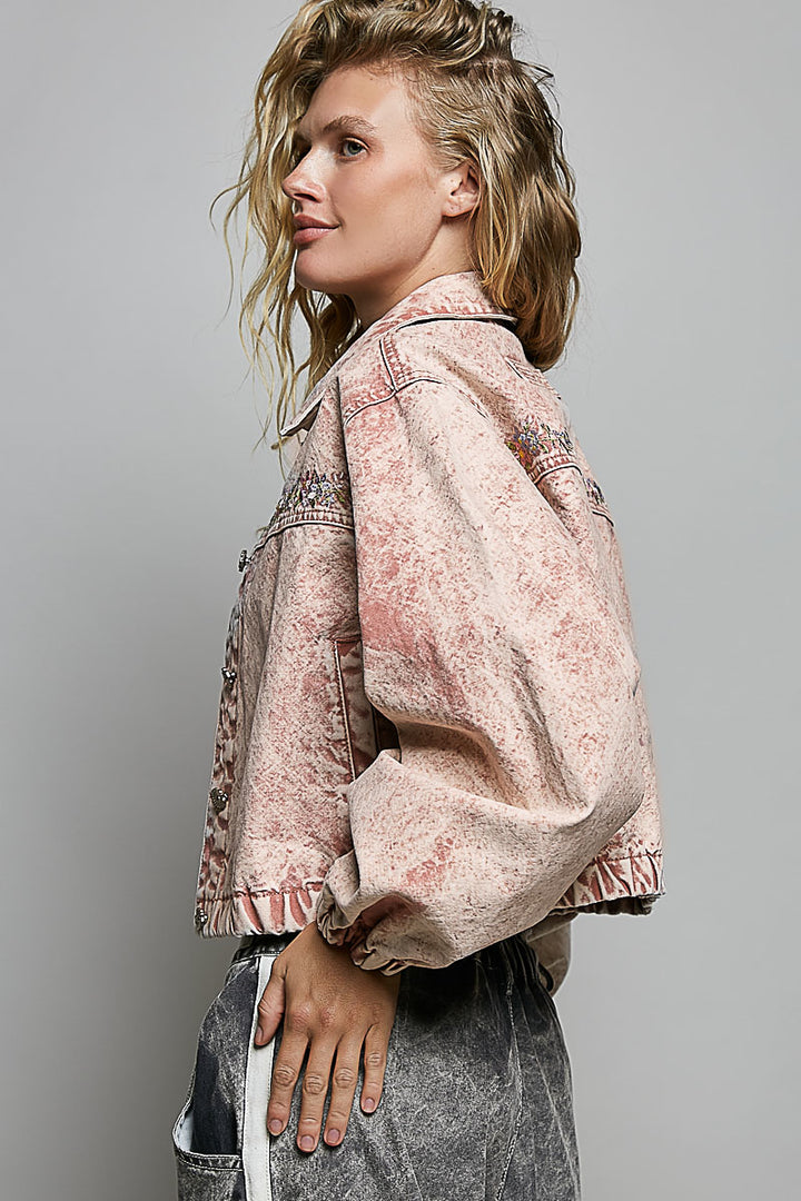 Blush Canyon Crop Jacket