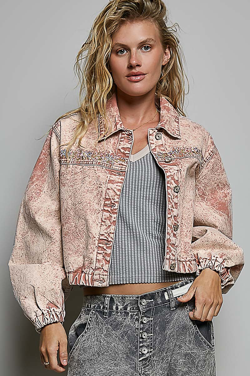 Blush Canyon Crop Jacket
