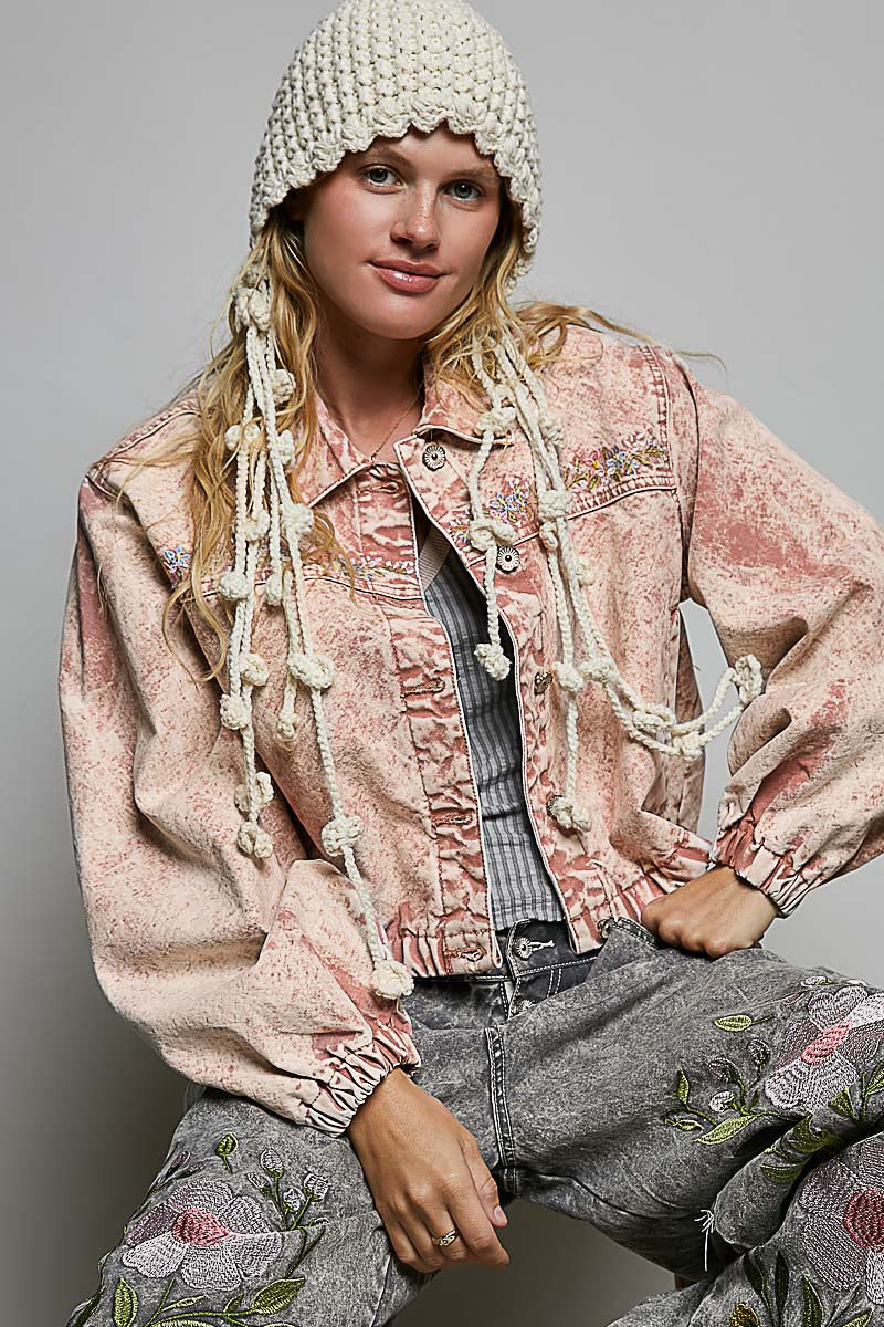 Blush Canyon Crop Jacket