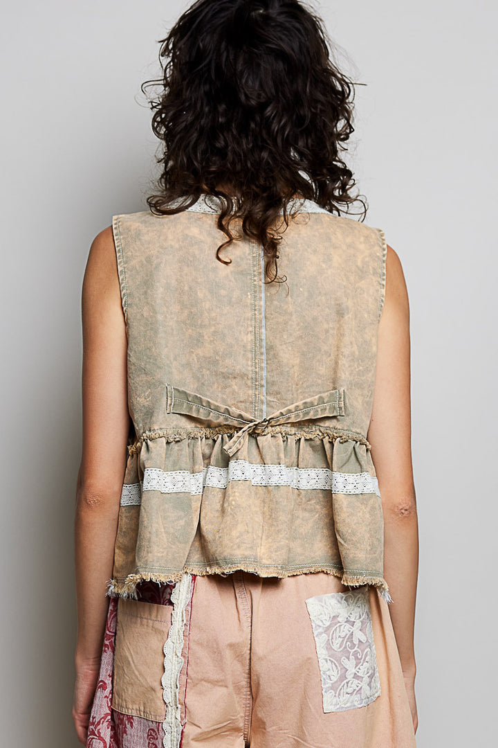 Prairie Rose Embroidered Vest