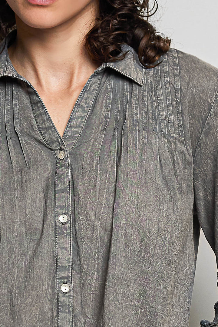 Faded Slate Blouse
