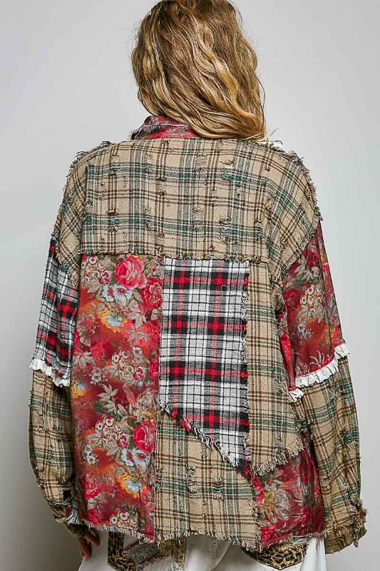 Countryside Patchwork Flannel Top