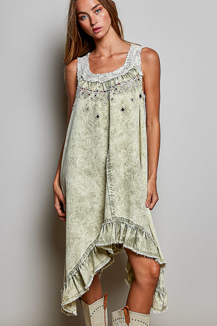 Sage Breeze Tank Dress