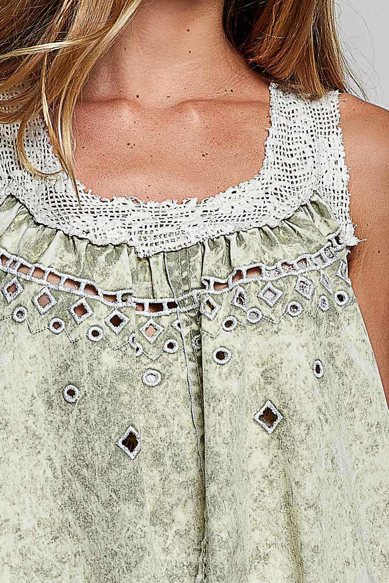 Sage Breeze Tank Dress