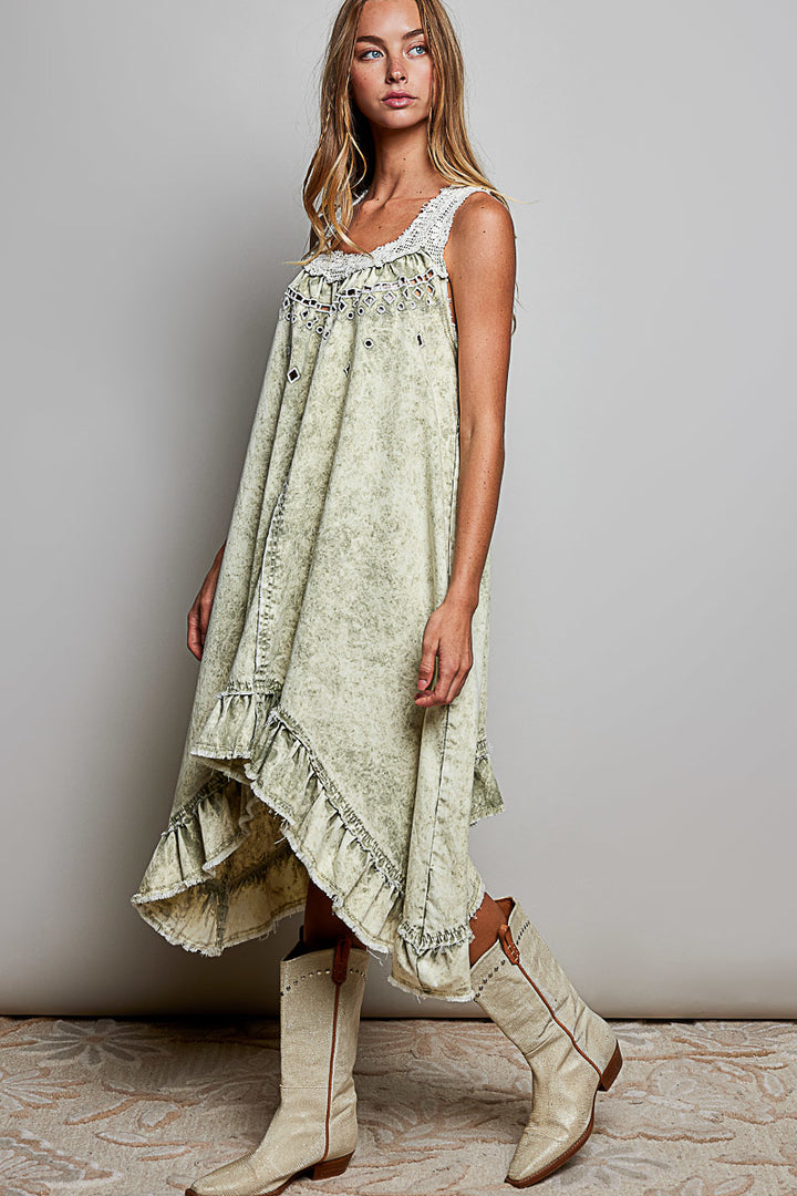 Sage Breeze Tank Dress