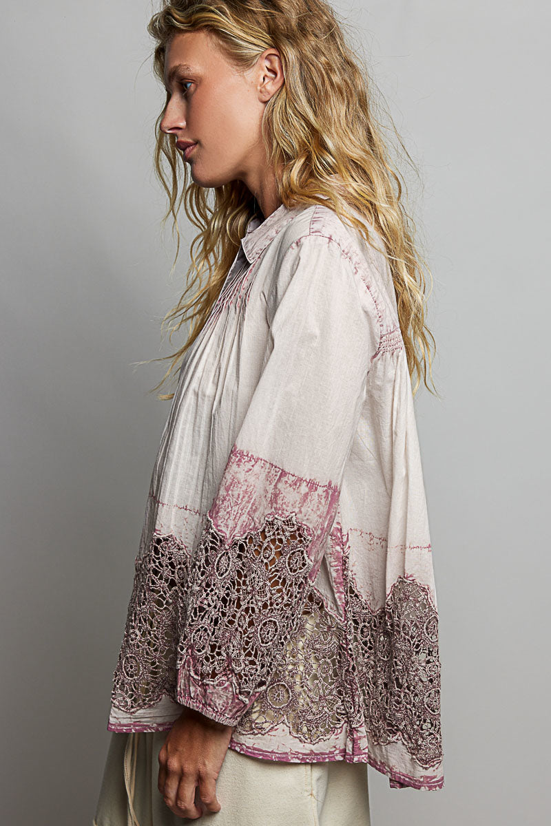 Faded Blush Blouse
