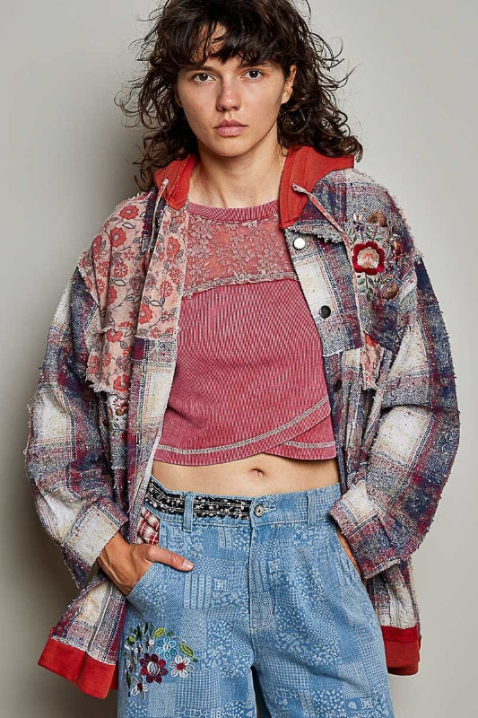 Woodland Flannel Hooded Jacket