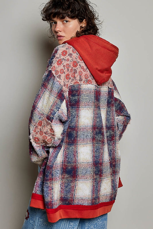 Woodland Flannel Hooded Jacket