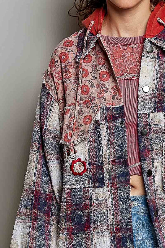 Woodland Flannel Hooded Jacket